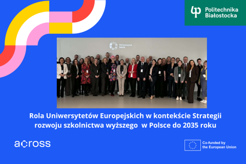 Uczestnicy spotkania i podpis - Rola Uniwersytetów Europejskich w rozwoju szkolnictwa wyższego w Polsce do 2035 roku
