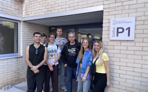 Uczestnicy wyjazdu Wizyta na Universitat de Girona