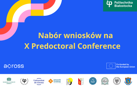 Grafika reklamująca nabór wniosków na konferencję