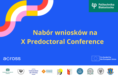 Grafika reklamująca nabór wniosków na konferencję