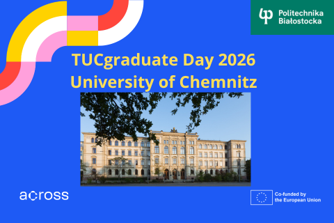 Grafika informująca o TUCgraduate Day 2026 w University of Chemnitz