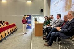 dr hab. inż. Katarzyna Halicka, prorektor ds. kształcenia Politechniki Białostockiej, moderator debaty, fot. Adam Jakuć