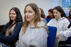 Studenci, doktoranci oraz pracownicy Politechniki Białostockiej podczas spotkania w ramach Tygodnia Otwartości w Nauce – fot. Dariusz Piekut / PB