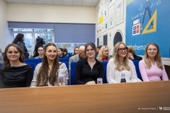 Studenci, doktoranci oraz pracownicy Politechniki Białostockiej podczas spotkania w ramach Tygodnia Otwartości w Nauce – fot. Dariusz Piekut / PB