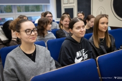 Studenci, doktoranci oraz pracownicy Politechniki Białostockiej podczas spotkania w ramach Tygodnia Otwartości w Nauce – fot. Dariusz Piekut / PB