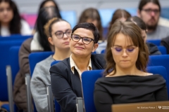 Studenci, doktoranci oraz pracownicy Politechniki Białostockiej podczas spotkania w ramach Tygodnia Otwartości w Nauce – fot. Dariusz Piekut / PB
