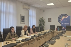 Prorektor ds. Współpracy Międzynarodowej i Międzyuczelnianej Uniwersytetu w Banja Luce, prof. Kristina Pantelić Babić  podczas spotkania z delegacją z Politechniki Białostockiej– fot. Grażyna Jakimiuk / PB