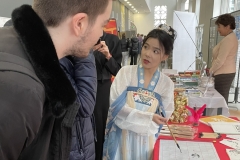 Confucius Classroom's stand at the Open Day of the Bialystok University of Technology, private archive of A. Grabowska