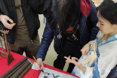 Confucius Classroom's stand at the Open Day of the Bialystok University of Technology, private archive of E. Śleszyńska