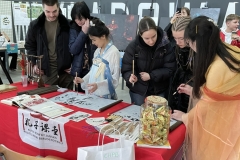 Confucius Classroom's stand at the Open Day of the Bialystok University of Technology, private archive of A. Grabowska