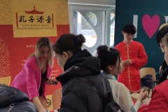 Confucius Classroom's stand at the Open Day of the Bialystok University of Technology, private archive of E. Śleszyńska