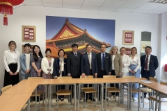 NingboTech University representatives visited the office and classrooms of the Confucius Classroom at BUT, photo: A. Grabowska