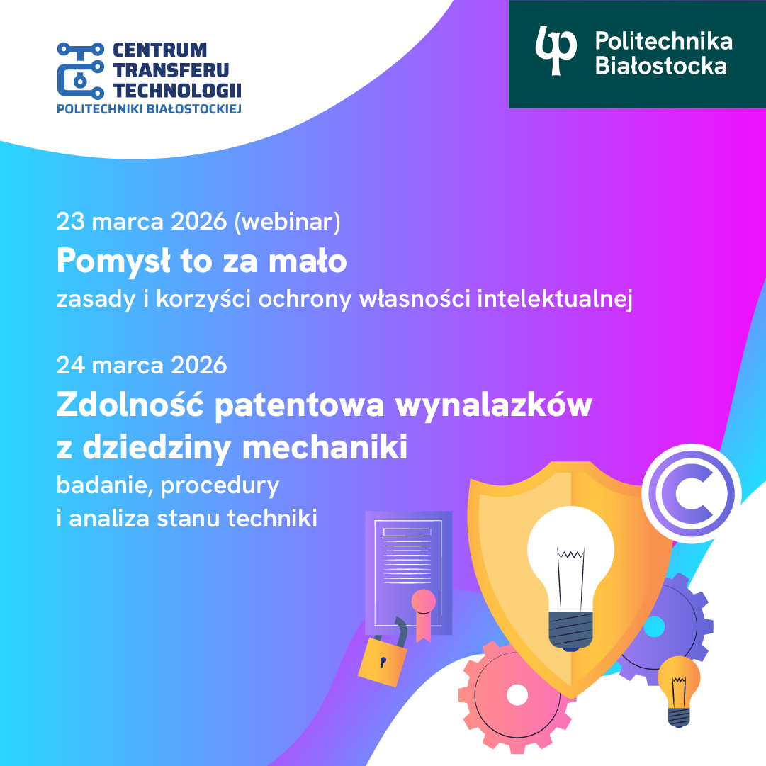 Baner ze szczegółami szkoleń