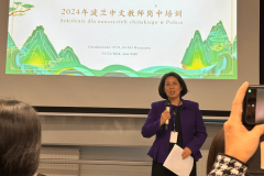 Kierownik Biura Zarządzania Nauczycielami w Center for Language Education and Cooperation (中外语言交流合作中心) - Pani Ding Xiangru, fot. archiwum prywatne N. Yu