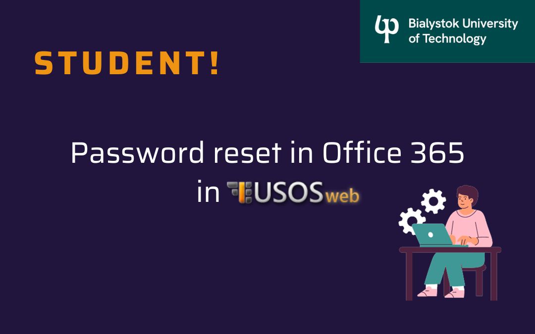 Password reset in Office 365 available in USOSweb