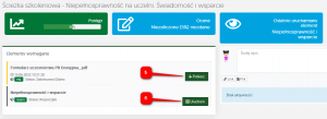 Elementy wymagane ścieżki szkoleniowej