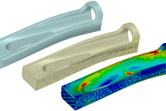 ANSYS-Discovery-Live-structural-concept-bracket-lattice-simulation-no-text