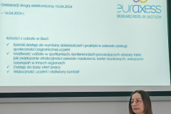 Prezentacja-Welcome-Point-przez-przedstawicielke-GUMED,  fot. arch. prywatne A. Dziekonska