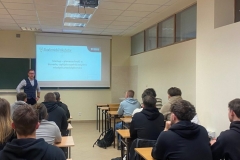 Warszaty ze studentami Akademicki Inkubator Przedsiębiorczości Politechniki Białostockiej