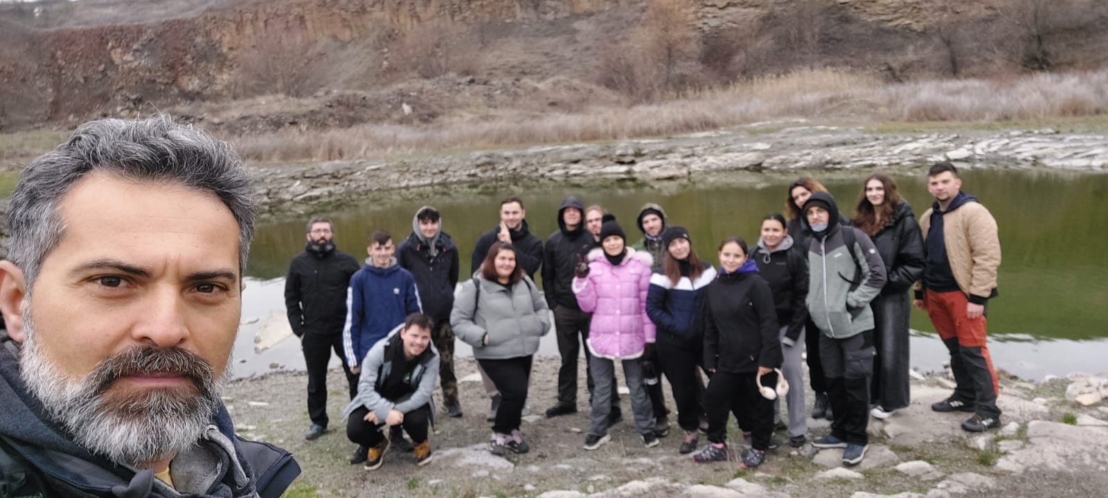 Wyjazd ze studentami na wulkan położony w okolicach Timișoara