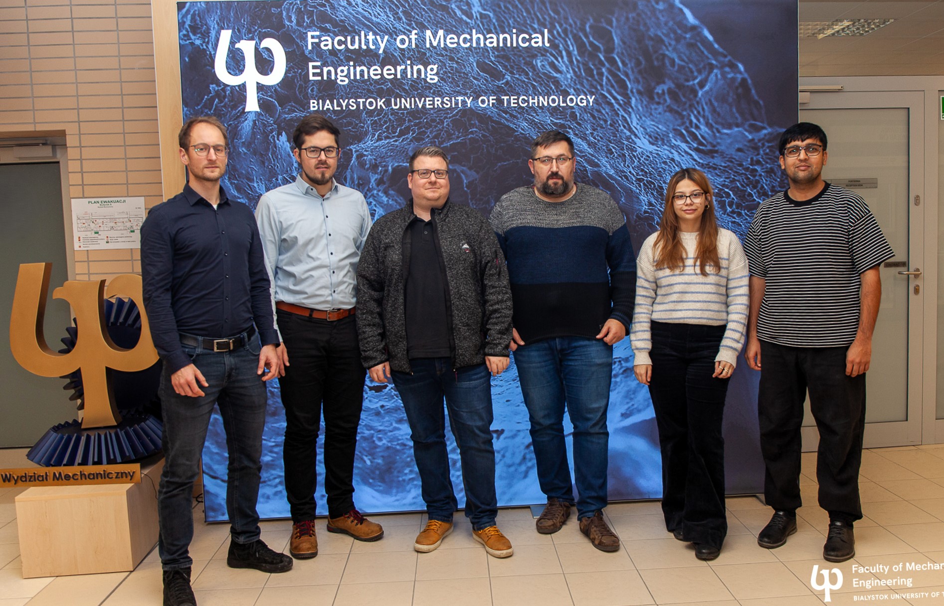 Wizyta doktorantów na WM w ramach programu PROM 2024