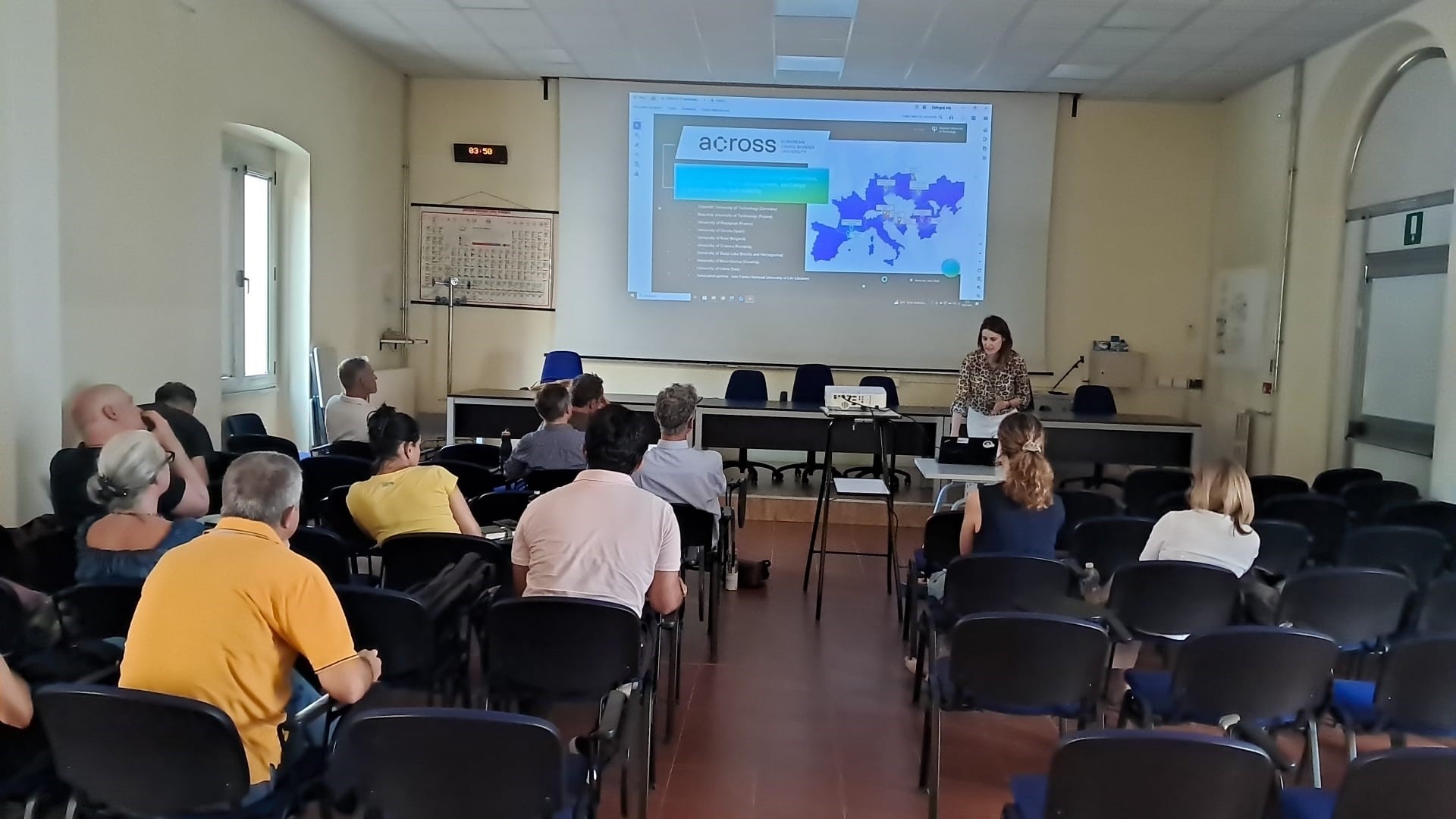 Semiarium dr hab. Moniki Kalinowskiej, prof. PB w Department of Agricultural, Food, Environmental and Animal Sciences, University of Udine. Autor M. Kalinowska