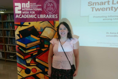 Marzena Konczerewicz, 2nd HMU International Week for Academic Libraries, fot. archiwum prywatne