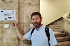 Foto 1. W drodze na spotkanie projektowe