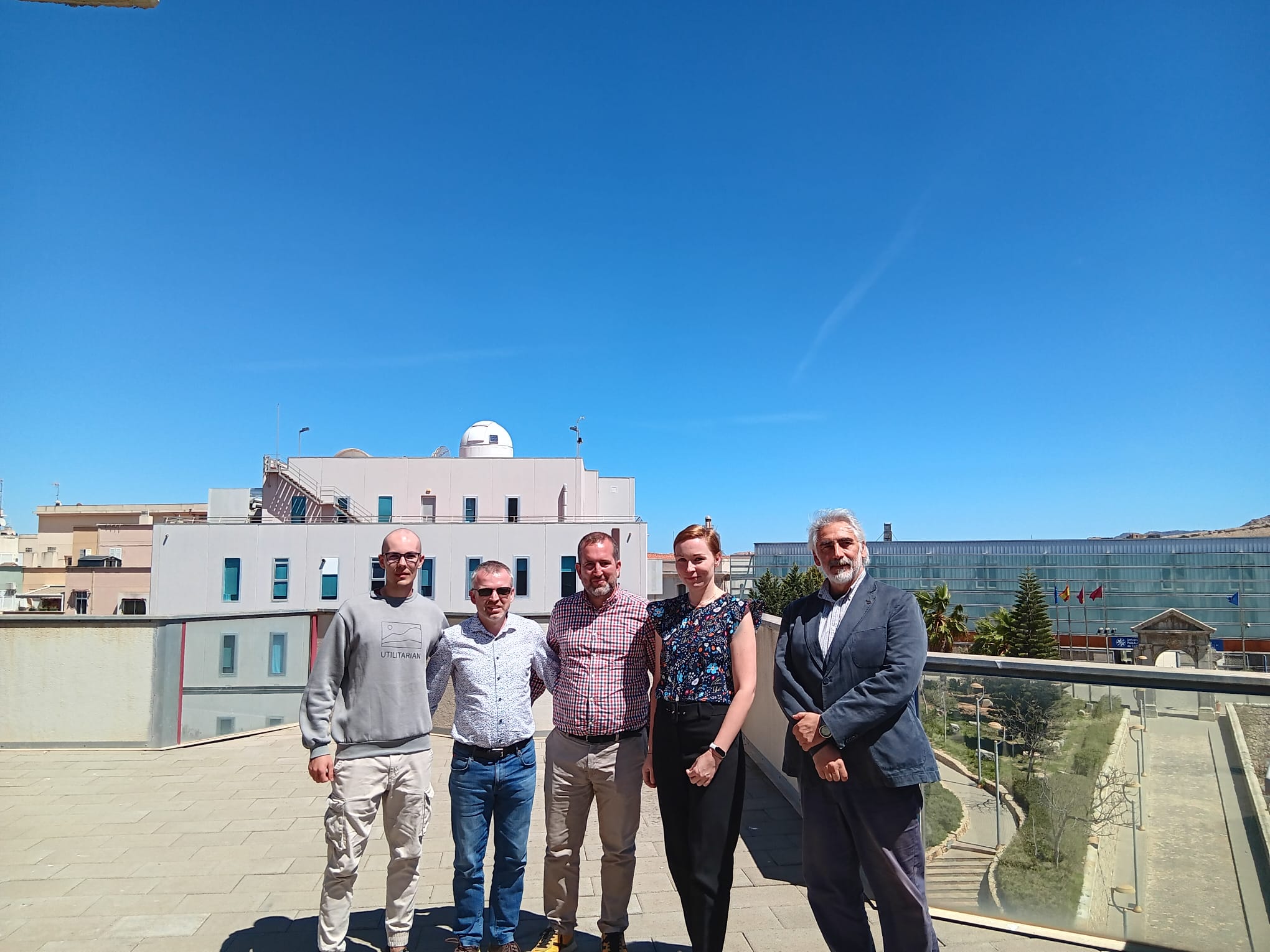 Z Francisco Vera, koordynatorem instytucjonalnym i przedstawicielami University of Zilina, fot. archiwum własne