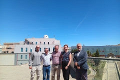 Z Francisco Vera, koordynatorem instytucjonalnym i przedstawicielami University of Zilina, fot. archiwum własne