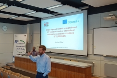 Prezentacja projektu ICT EDU PAND, fot. arch. prywatne Agata Dziekońska