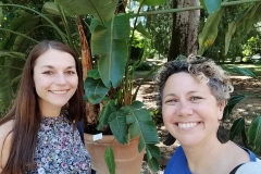 M. Orpik i M. Mellini w ogrodach botanicznych UniFi, fot. M. Mellini