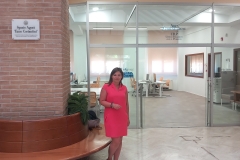 Danuta Szpilko na Wydziale Ekonomii,  Universita di Foggia fot. archiwum prywatne