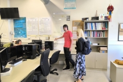 Zwiedzanie laboratoriów, fot. arch. prywatne B. Sadowska