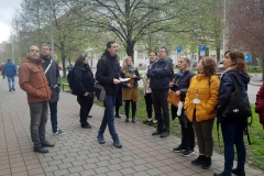 Zwiedzanie kampusu uczelni