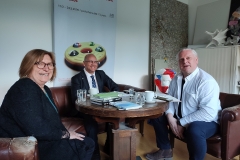 Spotkanie z prof. Daną Matejovską i prof. Henrim Achtenem w laboratorium MOLAB (fot. A. Modzelewska)