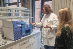 Zwiedzanie laboratoriów na BOKU University w Wiedniu