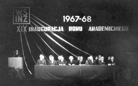 Inauguracja roku akademickiego 1967-1968 w Teatrze Węgierki