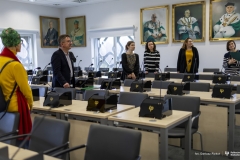 2023.03.22 Zwiedzanie Sali Senatu fot.Dariusz Piekut