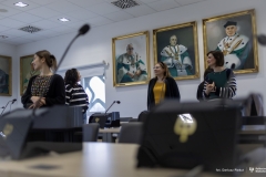 2023.03.22 Zwiedzanie Sali Senatu fot.Dariusz Piekut