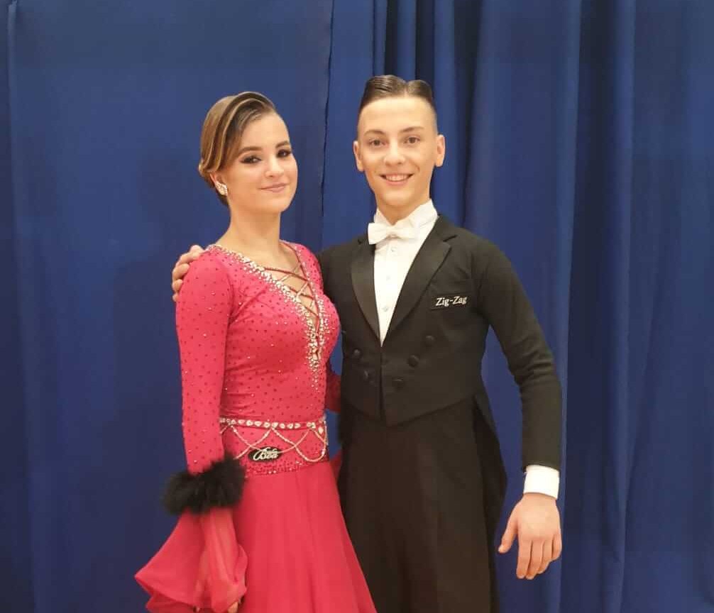Tancerze Wiktoria i Adrian Koniecko