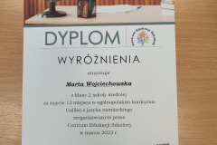 Dyplom Galileo z języka niemieckiego
