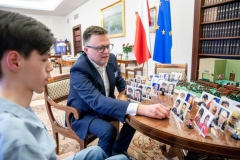 Marszałek Sejmu z Michałem - Sejm RP z klocków LEGO