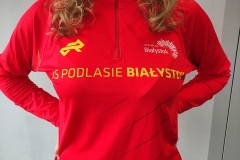 Magdalena Strzymińska w koszulce KS Podlasie