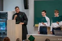 Uroczyste ślubowanie uczniów klas pierwszych ALO PB, fot. Iryna Mikhno / Politechnika Białostocka