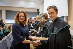 Uroczyste ślubowanie uczniów klas pierwszych ALO PB, fot. Iryna Mikhno / Politechnika Białostocka