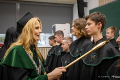 Uroczyste ślubowanie uczniów klas pierwszych ALO PB, fot. Iryna Mikhno / Politechnika Białostocka