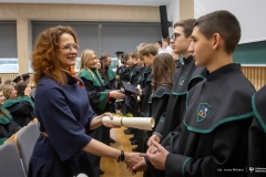 Uroczyste ślubowanie uczniów klas pierwszych ALO PB, fot. Iryna Mikhno / Politechnika Białostocka