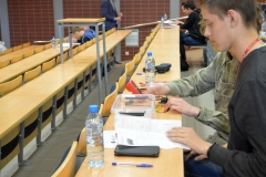 Uczestnicy konkursu podczas realizacji części praktycznej