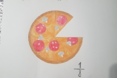 „Pizza to ułamek”